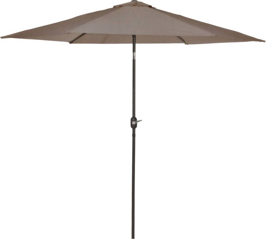 Madison Parasol Tenerife Round Taupe 300cm Bruin