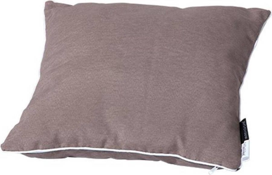 Madison Pillow 45 x 45 with piping Panama taupe