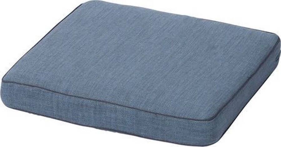 Madison loungekussen zit Melange premium ice 60x60 cm blauw waterproof