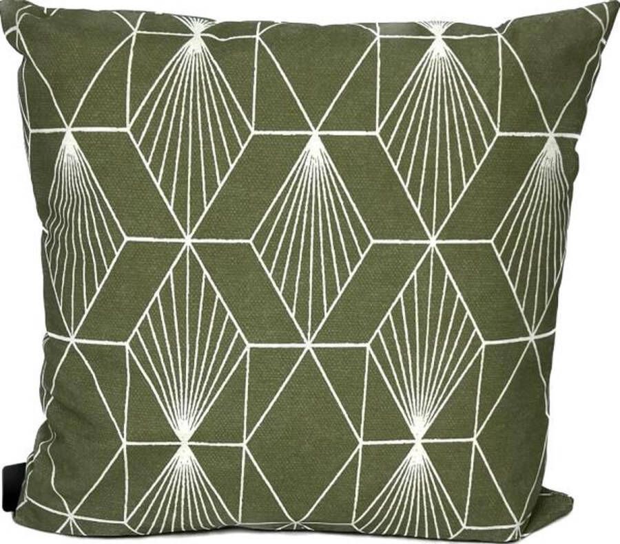 Madison sierkussen 45x45 cm Lights green