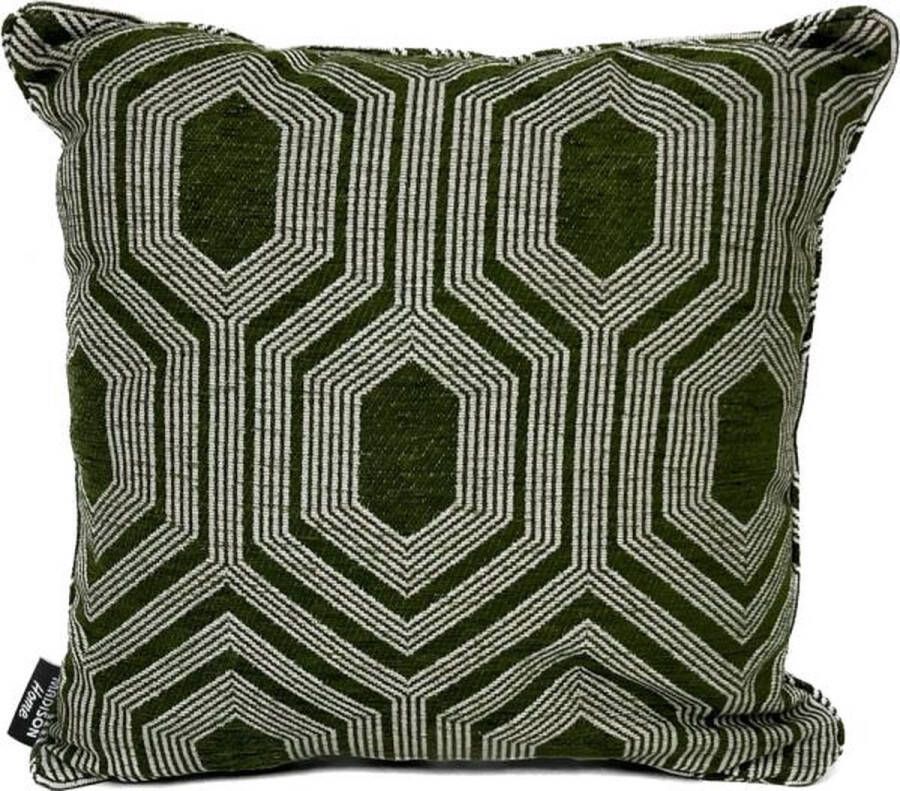 Madison sierkussen 45x45 cm Maze green