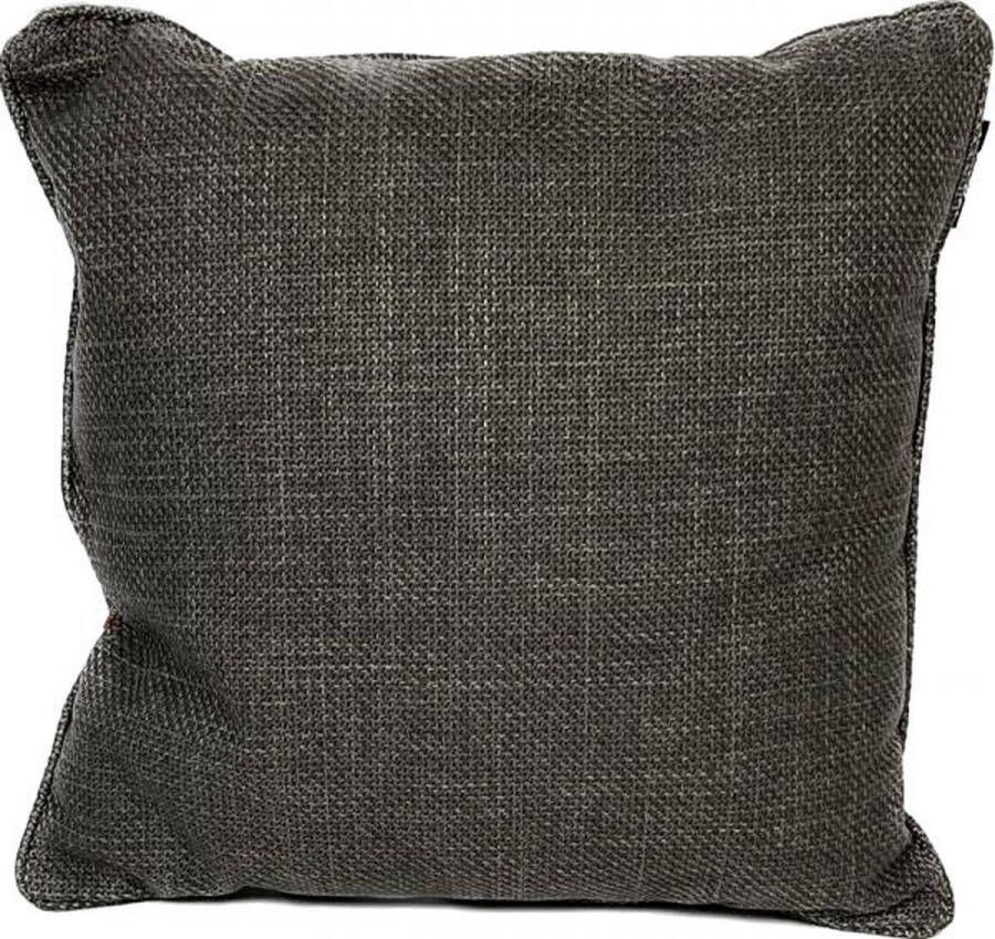 Madison sierkussen 45x45 cm Melange Rib dark taupe