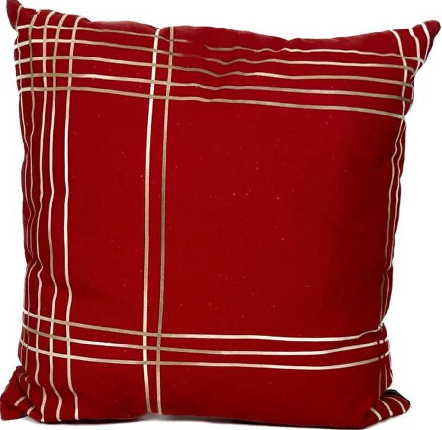 Madison sierkussen 45x45 cm Robbert red