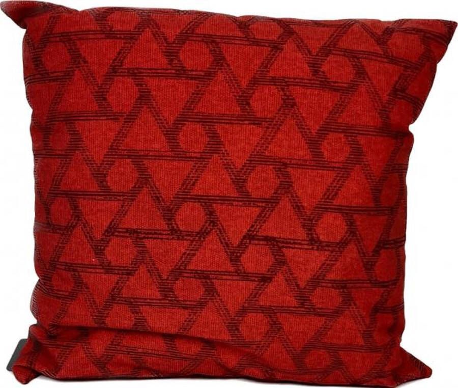 Madison sierkussen 45x45 cm Triangle red