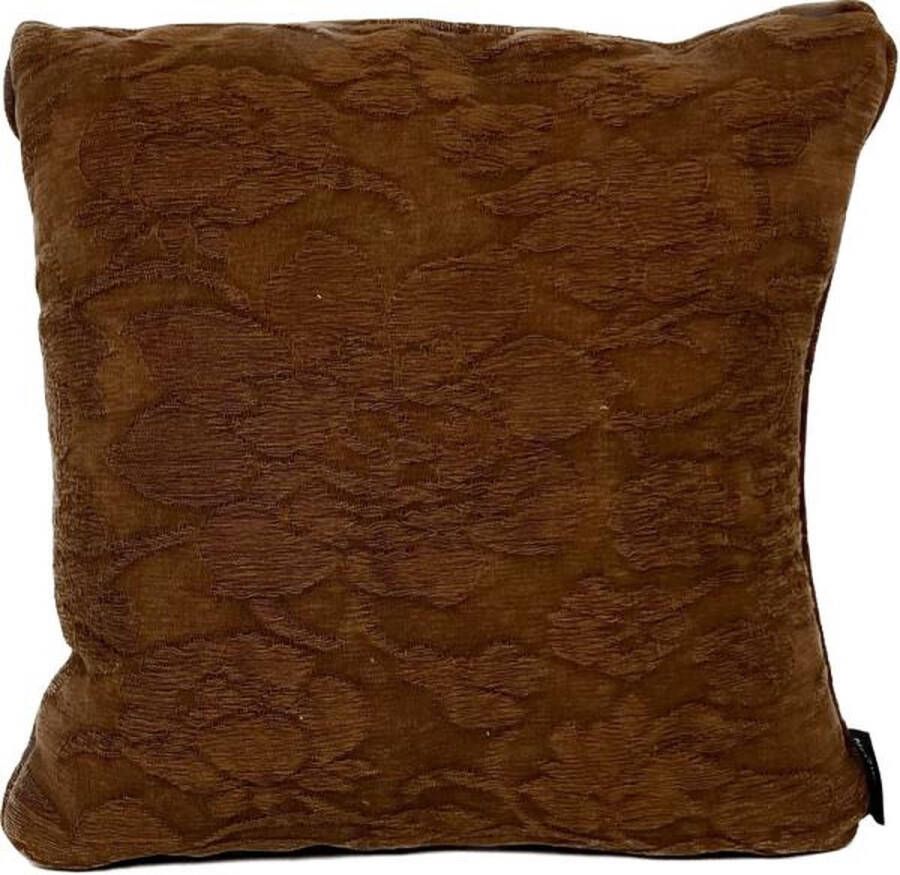 Madison sierkussen 45x45 cm Vague dark brown