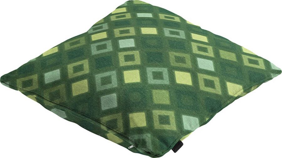 Madison Sierkussen 50x50 Groen Grids Green