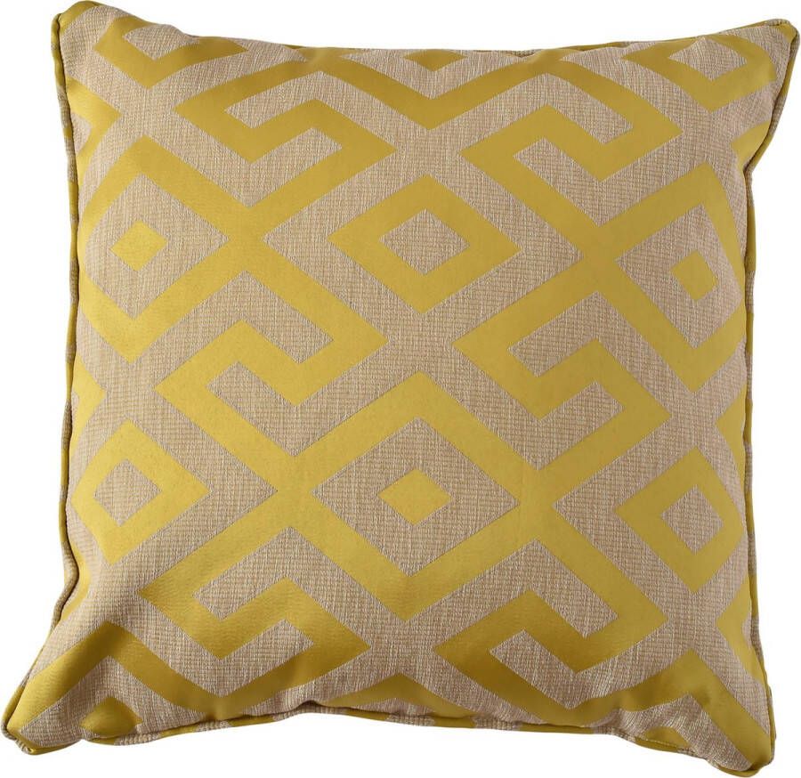 Madison Decorative cushion Paris yellow 60x60 cm