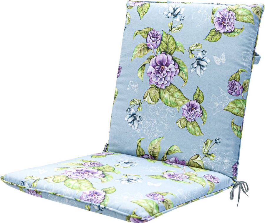 Madison Stapelstoelkussen 97x49 Multicolor Blossem Lila