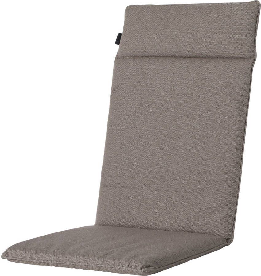 Madison Tuinstoelkussen Uni. hoog Outdoor Manchester Taupe 120x50cm