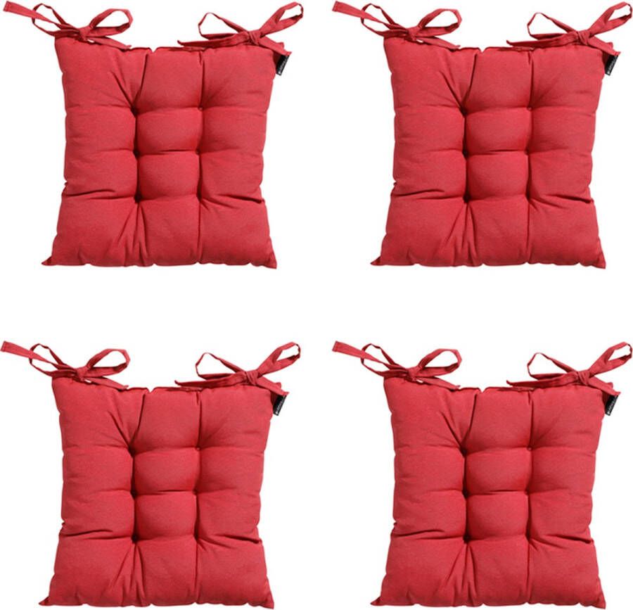Madison Toscane Kussen Panama Brick Red 46x46 Rood 4 Stuks