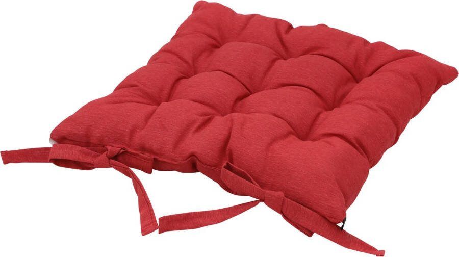Madison Panama Decoratief Tuinkussen Brick Red 46x46cm