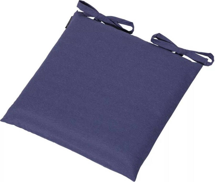 Madison Toscane Zitkussen Outdoor Panama Safier Blue 46x46 Bruin
