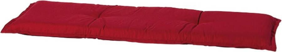 Madison tuinbankkussen Rib 120x48 cm rood