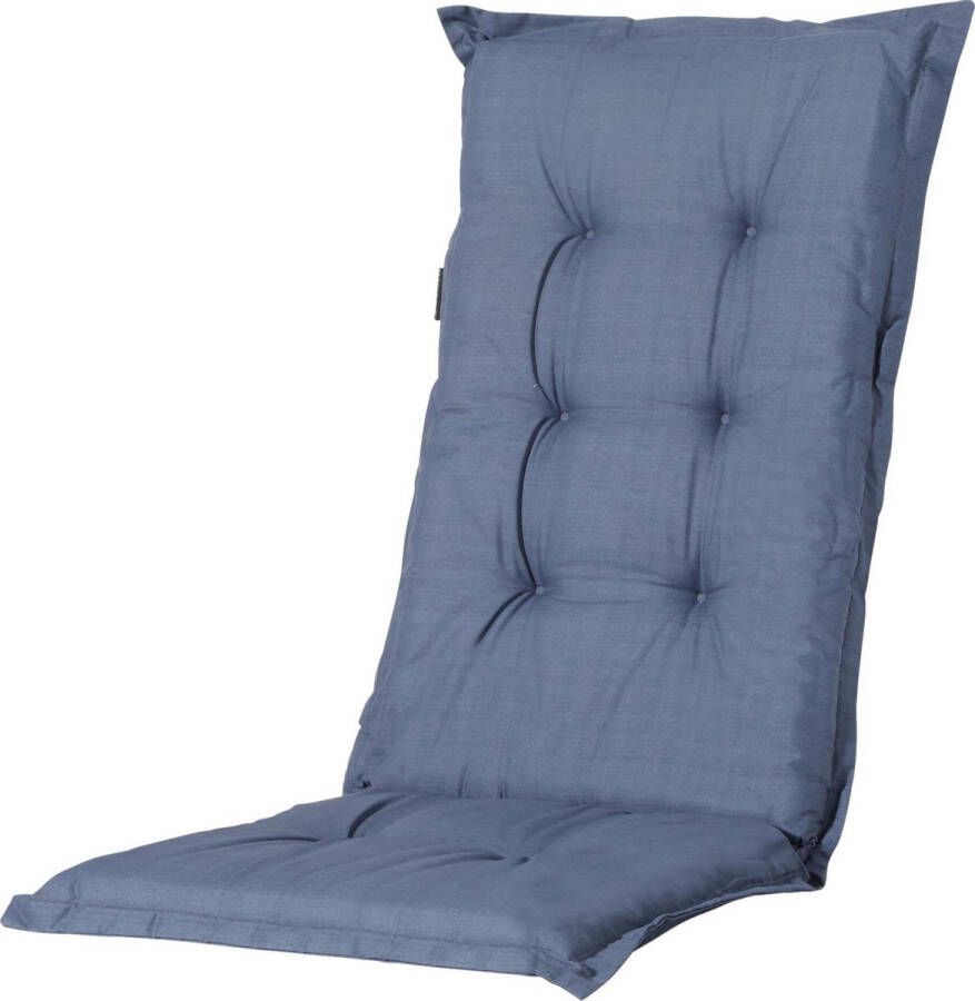 Madison Tuinstoelkussen Basic 105 X 50 Cm Polykatoen Blauw