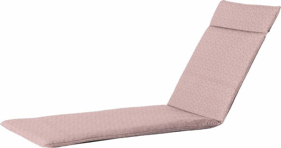 Madison Tuinkussen Ligbedkussen 190 x 60cm Outdoor Check Pink