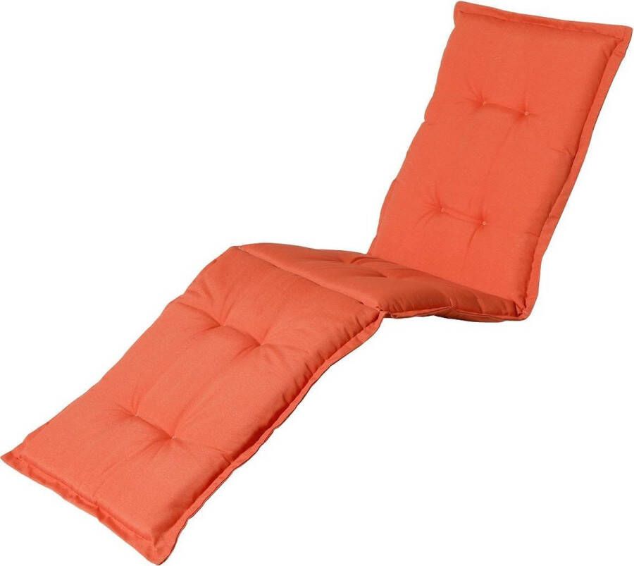 Madison Tuinkussen Loungekussen 200 x 60cm Panama Oranje Ligbedkussen