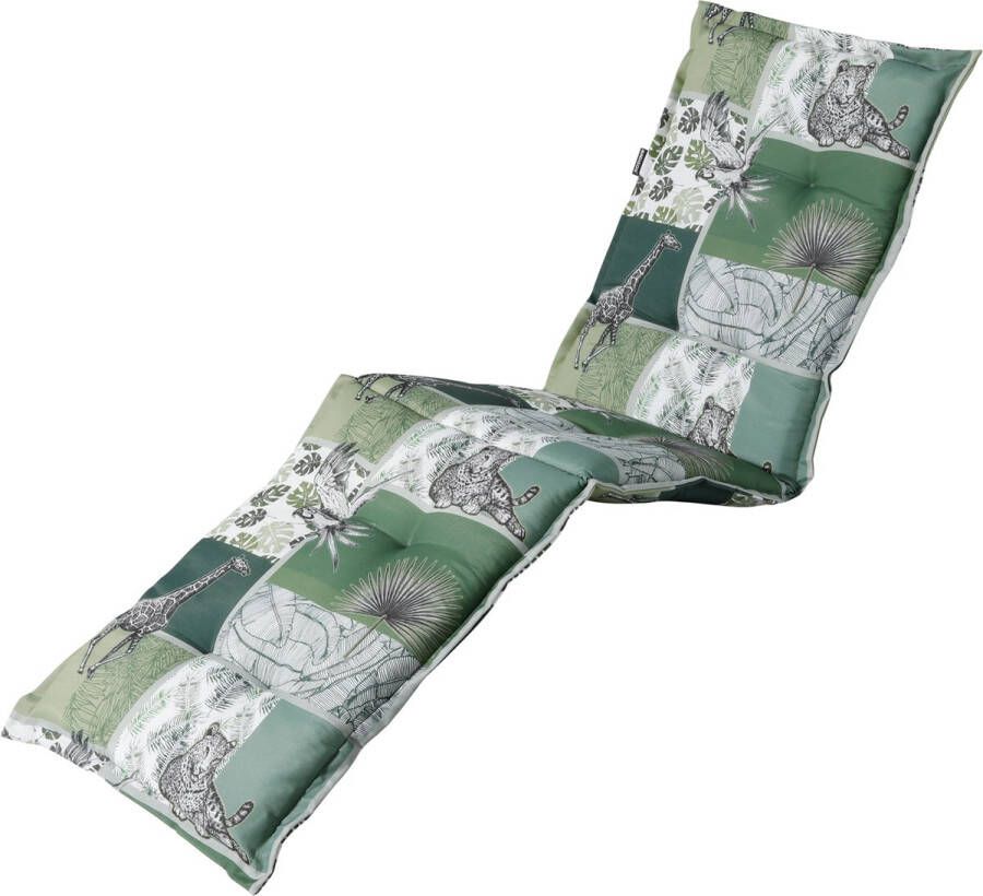 Madison Tuinkussen Loungekussen 200 x 60cm Sifra Groen Ligbedkussen