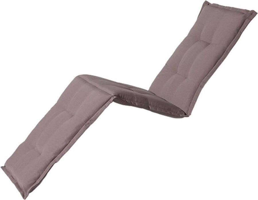 Madison Tuinkussen Loungekussen 200 x 65cm Panama Taupe Ligbedkussen