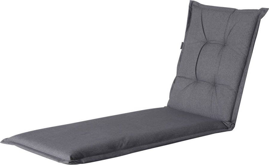 Madison Tuinkussen Outdoor 200 x 60cm Oxford Grijs Ligbedkussen