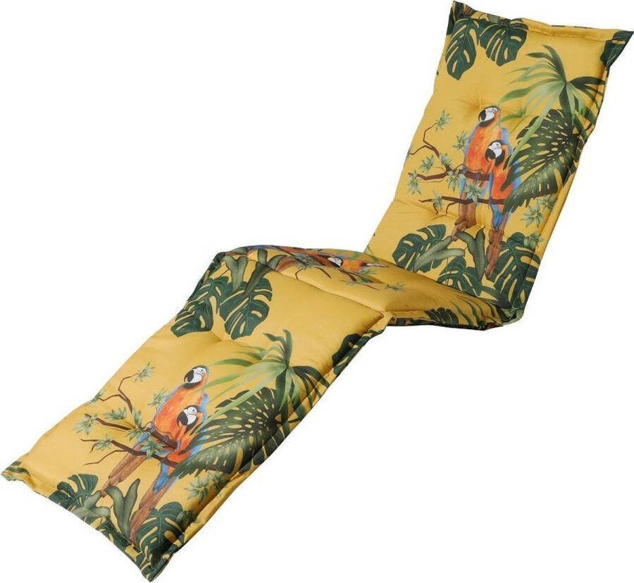 Madison Tuinkussens Ligbedkussen 200 x 60cm Riff Yellow Geel