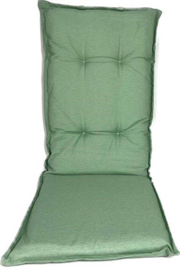 Madison Tuinstoelkussen hoge rug 50x123 cm Le sud light green