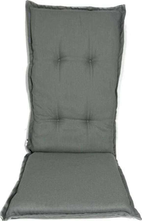 Madison Tuinstoelkussen hoge rug 50x123 cm Le sud motive grey