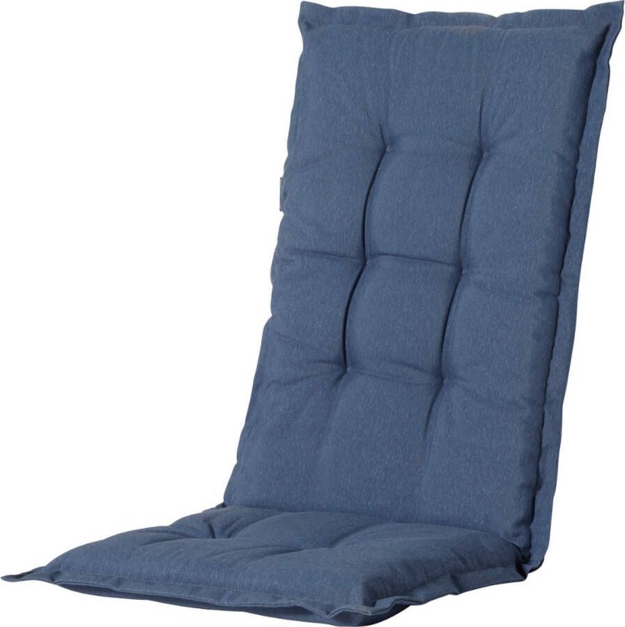Madison Tuinkussens Hoge Rug Panama Safier Blue 123x50 Blauw