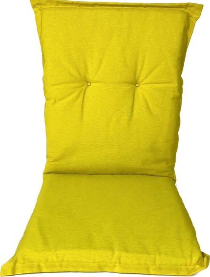 Madison Tuinstoelkussens 50x100 cm Yellow