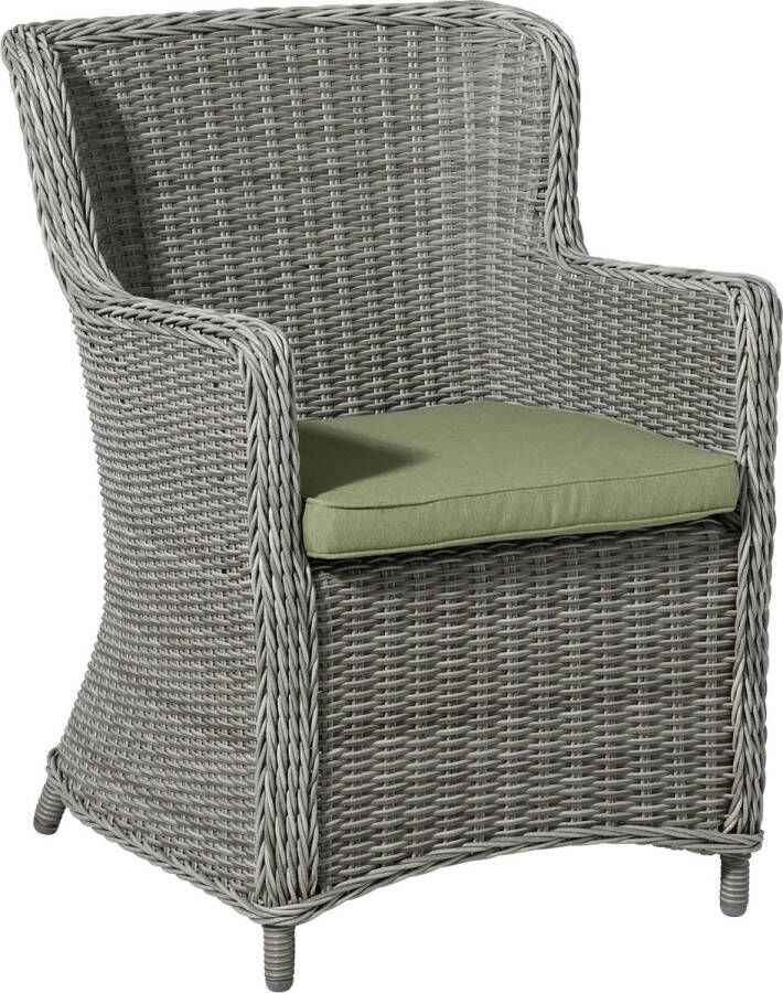 Madison Wicker Multi Panama Sage 48x48 Groen