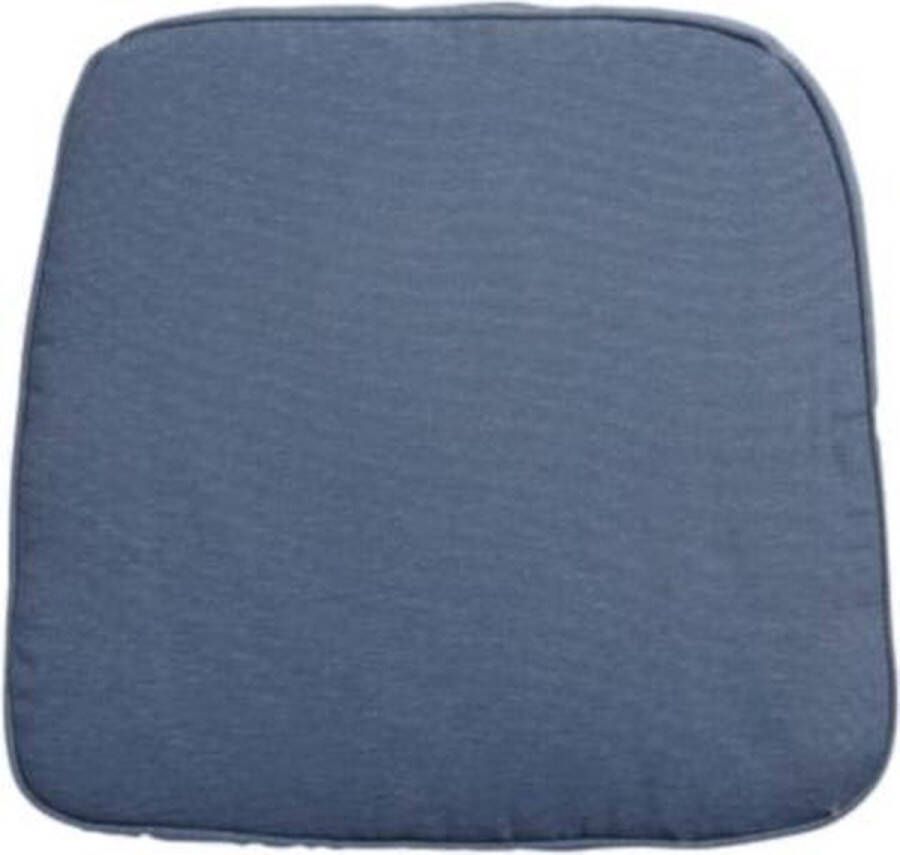 Madison Zitkussen Wicker 48 X 48 Cm Katoen polyester Blauw