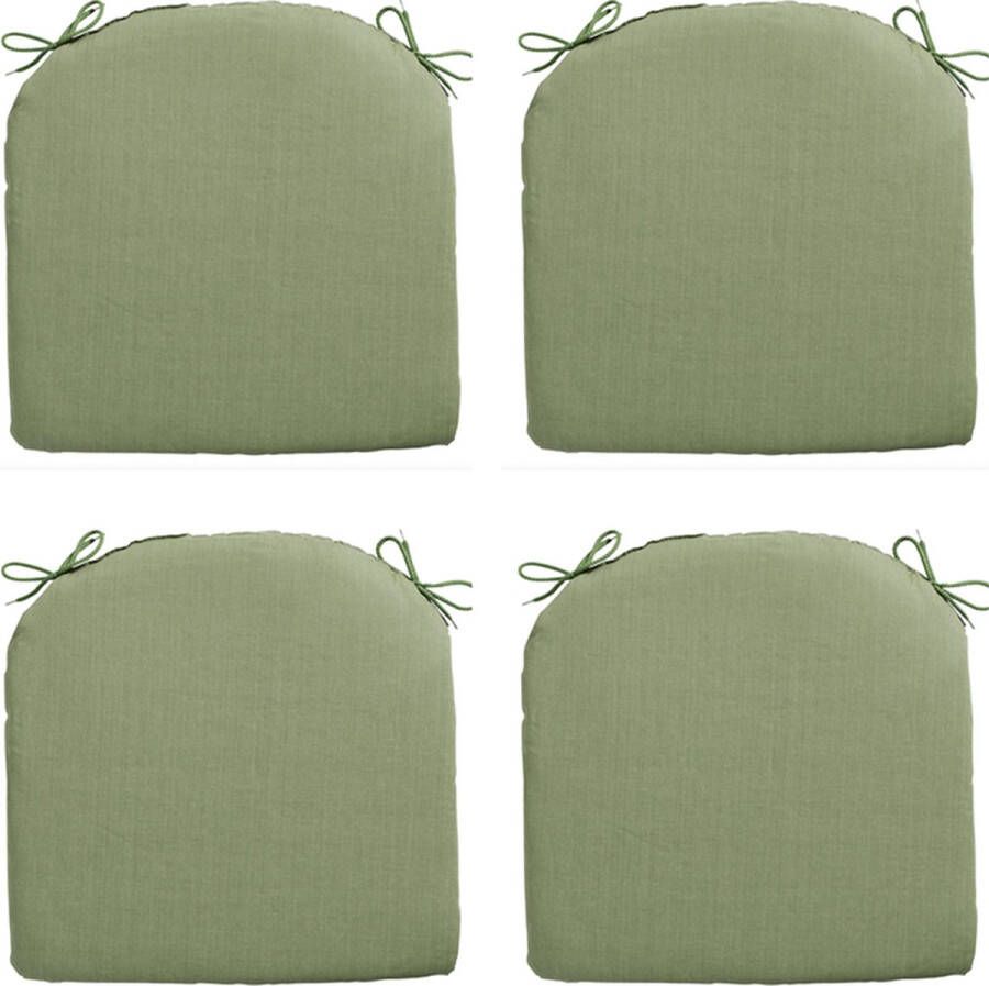 Madison Zitkussen Basic Green 46x48 Groen 4 Stuks