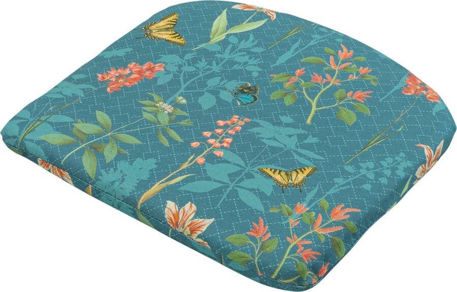Madison Zitkussen Clea blue 46x48 Blauw
