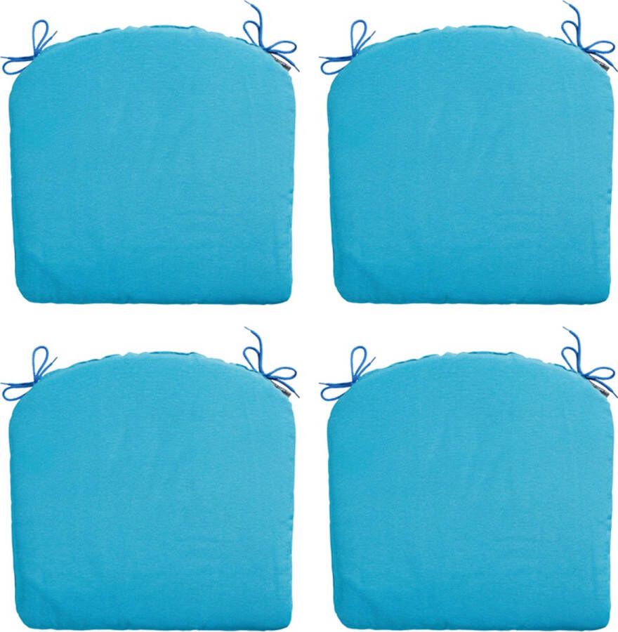 Madison Zitkussen Panama Aqua 46x48 Blauw 4 Stuks