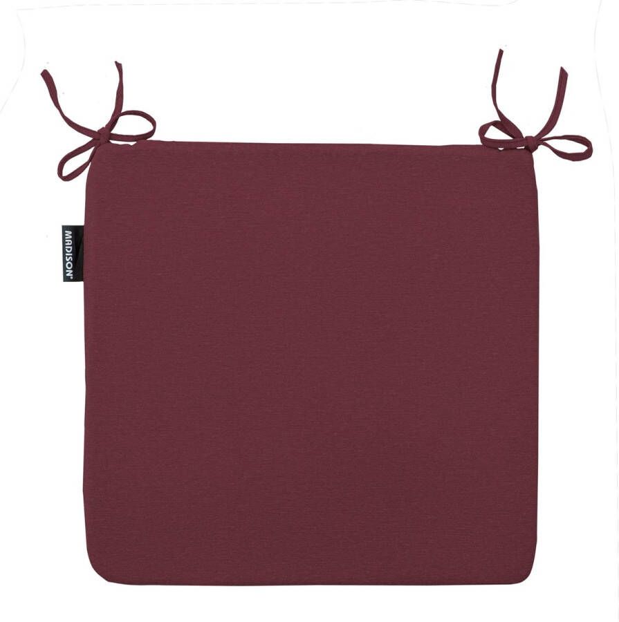 Madison Zitkussen Panama Bordeaux 40x40 Rood