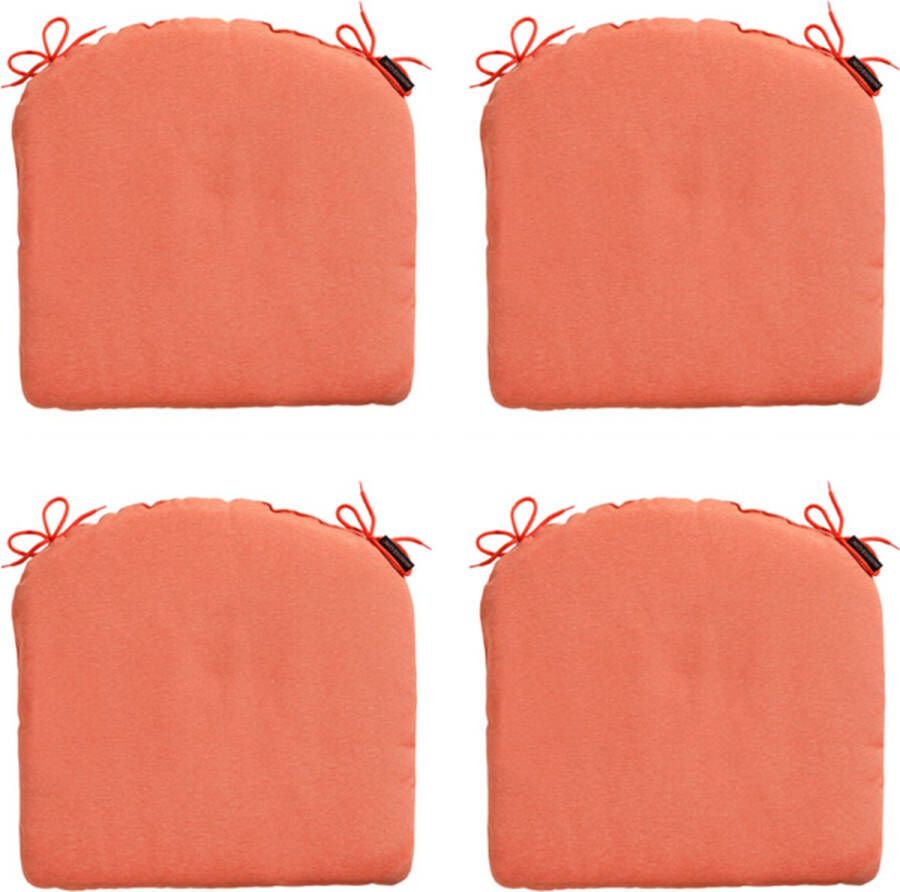 Madison Zitkussen Panama Flame Orange 46x48 Oranje 4 Stuks