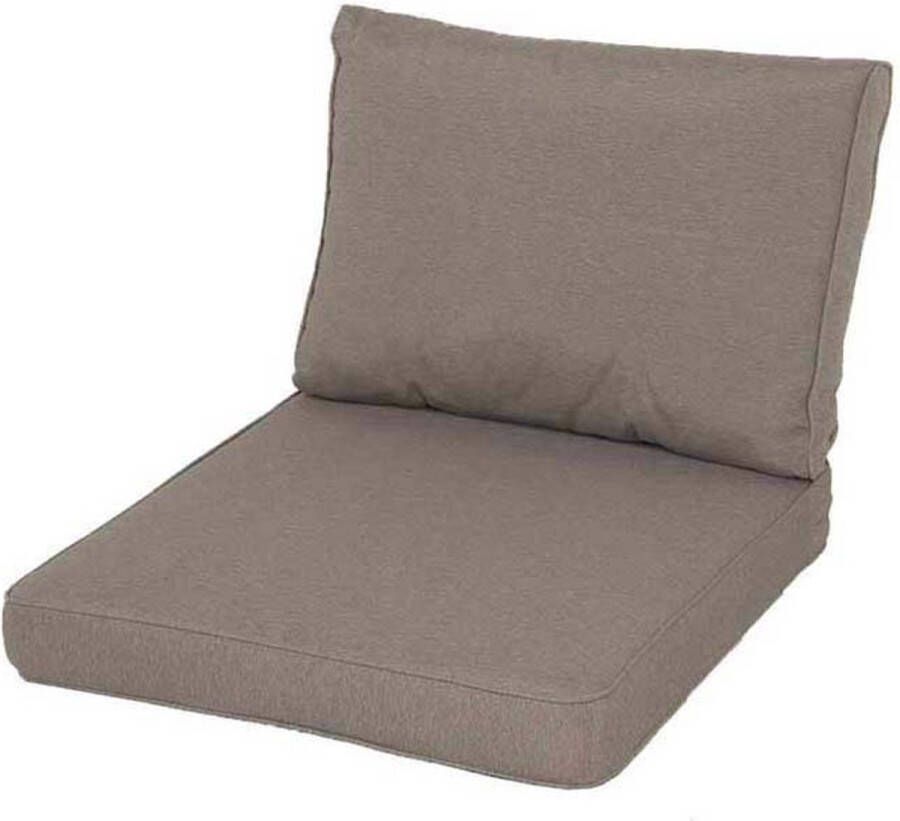 Madison Lounge Luxe Outdoor Panama Taupe 60x60 Bruin