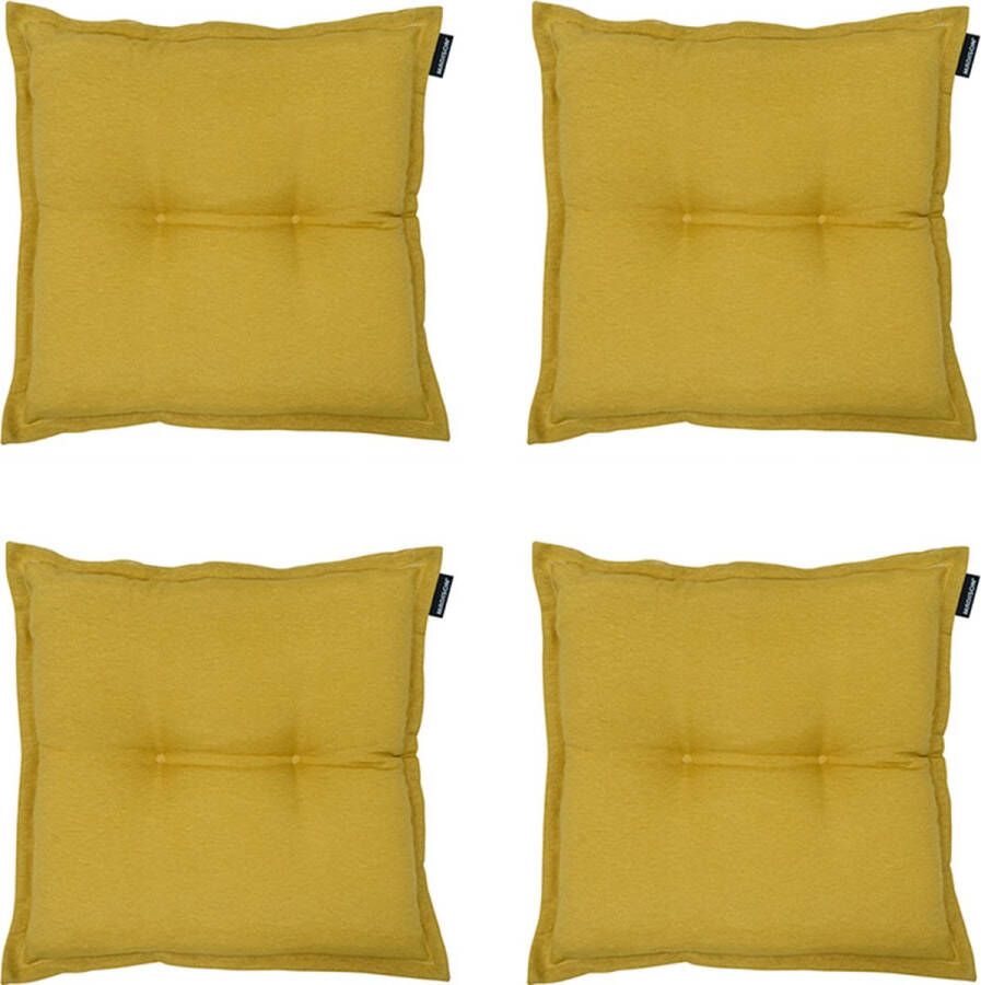 Madison Zitkussen Panama Yellow 50x50cm 4 Stuks