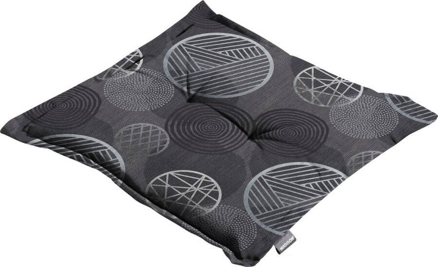 Madison Zitkussen Universeel 50x50 cm Circle Grey Hocker Grijs