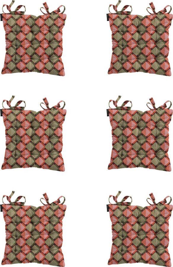 Madison Zitkussen Universeel 6 stuks 46 x 46 cm Siem Terra Tuin Toscane