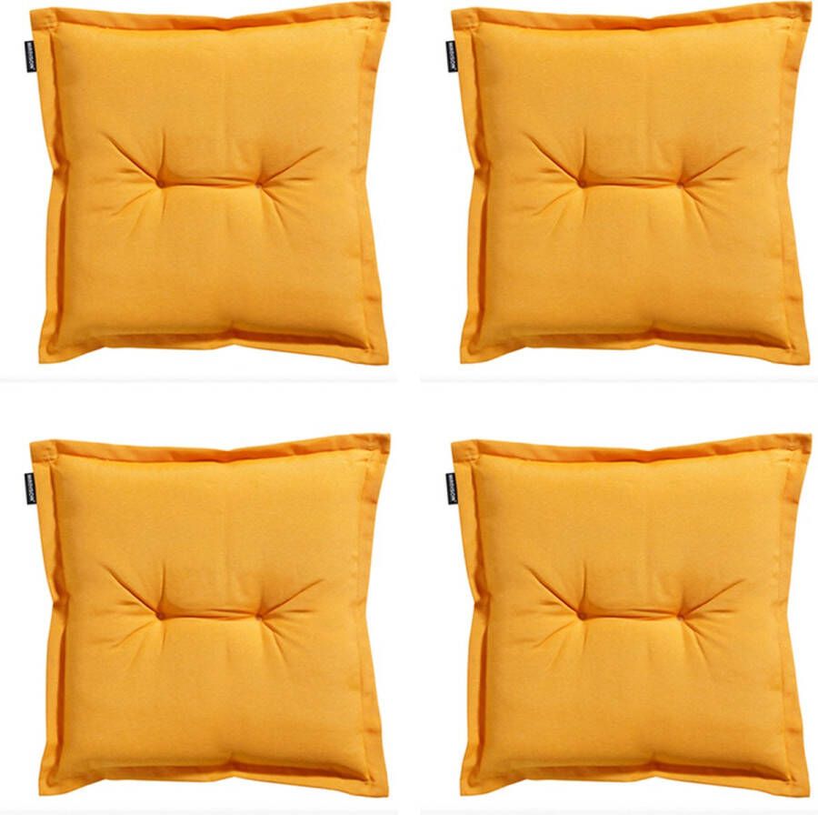 Madison Zitkussen Universeel Panama Golden Glow 50x50 Geel 4 Stuks