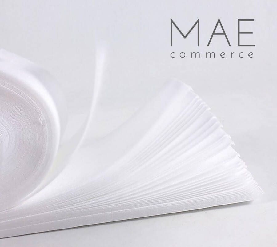 Mae Commerce MAE Wax Strips Harsstrips Ontharen Ontharingsstrips Nonwoven Waxstrips Non Woven Wax Epilator Voor het doeltreffend verwijderen van ongewenste haartjes 100 stuks