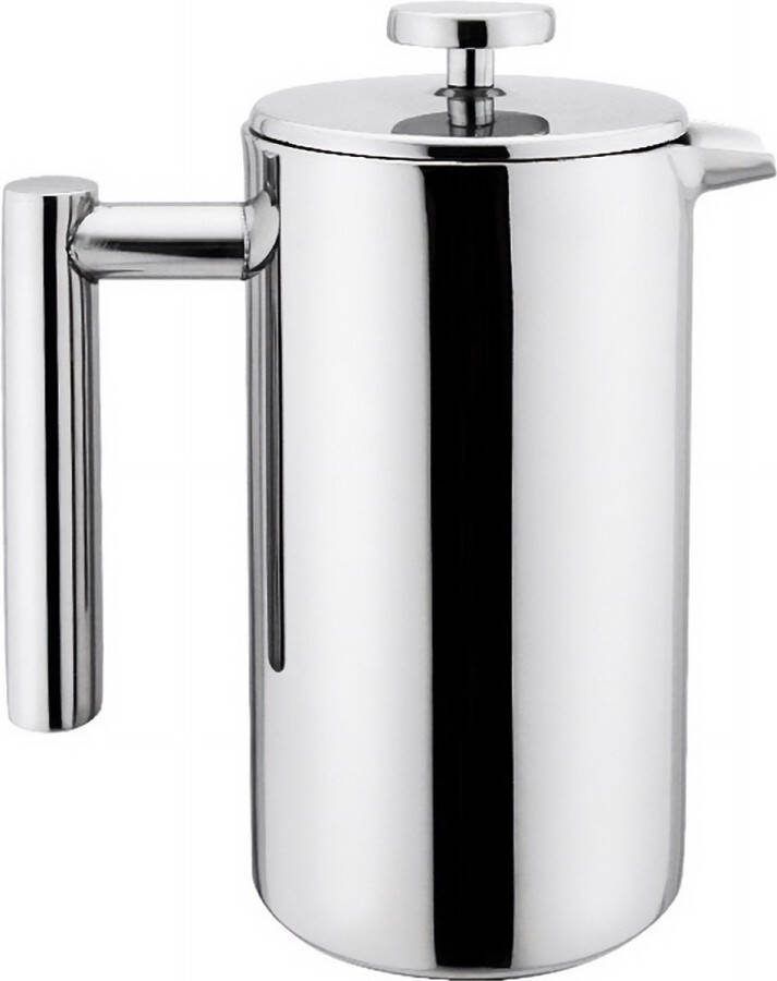 Maevory French Press Koffiemaker Cafetière Dubbelwandig RVS 1L