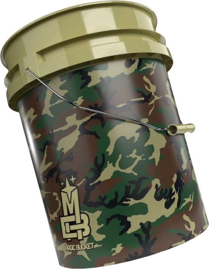 Magic Bucket Emmer Camouflage Groen