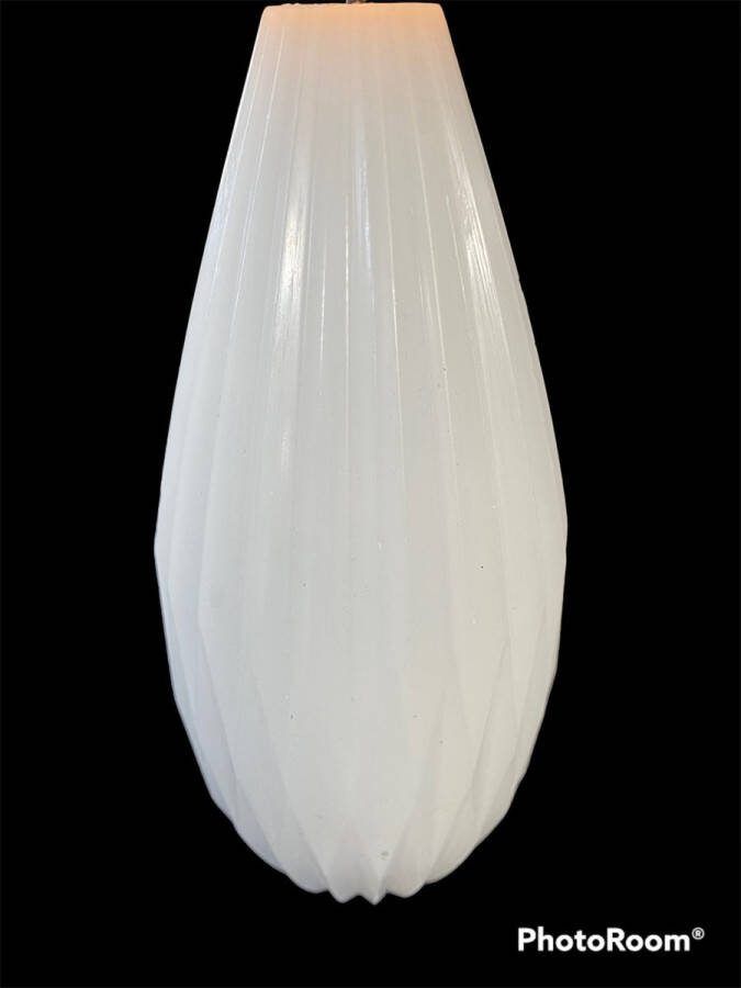Magic Candles LED KAARS KEGEL MET TIMER WIT SFEERVOL FLAKKERENDE WARM WIT LICHT VLAM