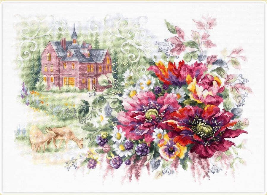 Magic Needle Borduurpakket THE OLD MANOR Chudo Igla