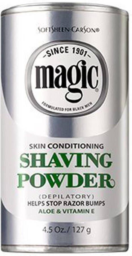 Magic Skin Conditioning Shaving Powder met Aloe en Vitamine E Ontharingscrème