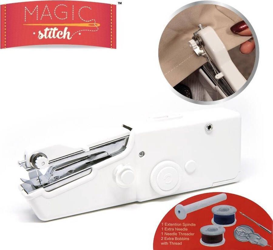 Magic Stitch HET origineel van TV Elektrisch Op Batterijen Draadloos Op Netstroom Compact Mini Naaimachine Kleine Naaimachine Hand Naaimachine