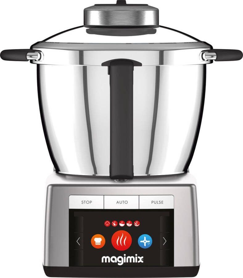 Magimix Cook Expert Inductie Foodprocessor Cookprocessor met 12 Programma s Mat Chroom