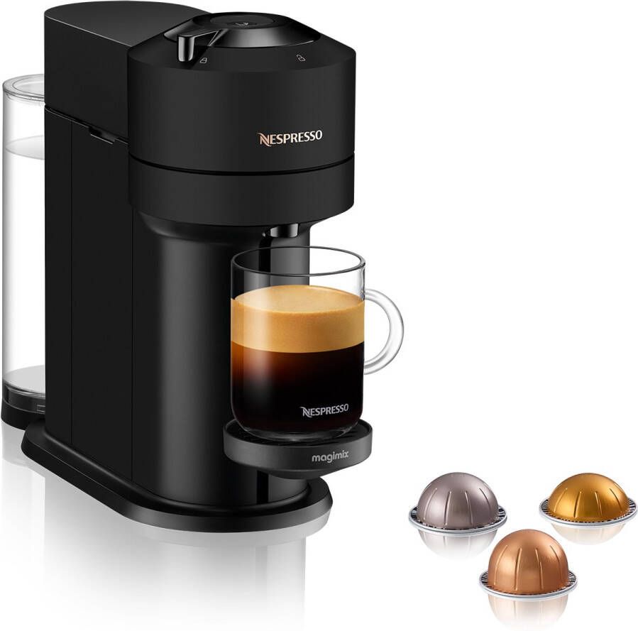 Nespresso Magimix Vertuo Next koffieapparaat (mat zwart)