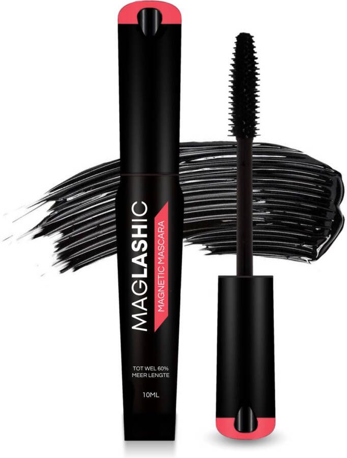 MAGLASHIC Magnetische Mascara Tot Wel 60% Meer Wimperlengte 36 Uur Durend Effect 100% Waterproef 10ml